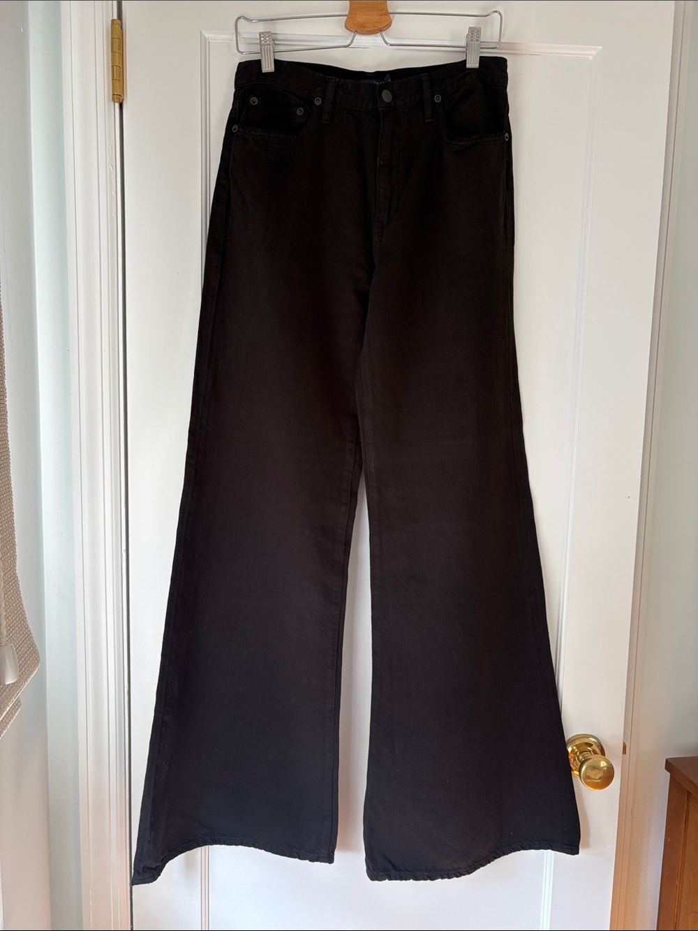 Ralph Lauren Black Wide-Leg Jeans